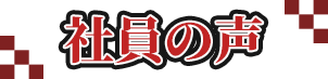 社員の声